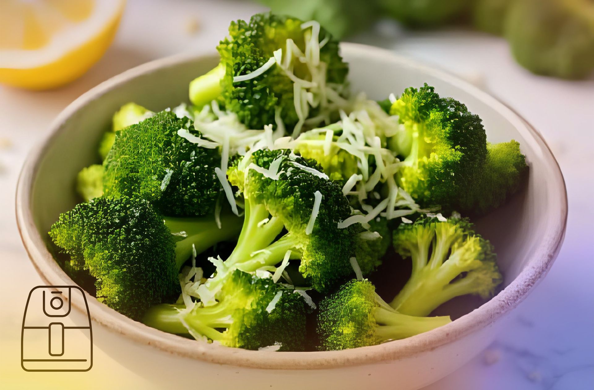 Broccoli met Parmezaan uit de Airfryer