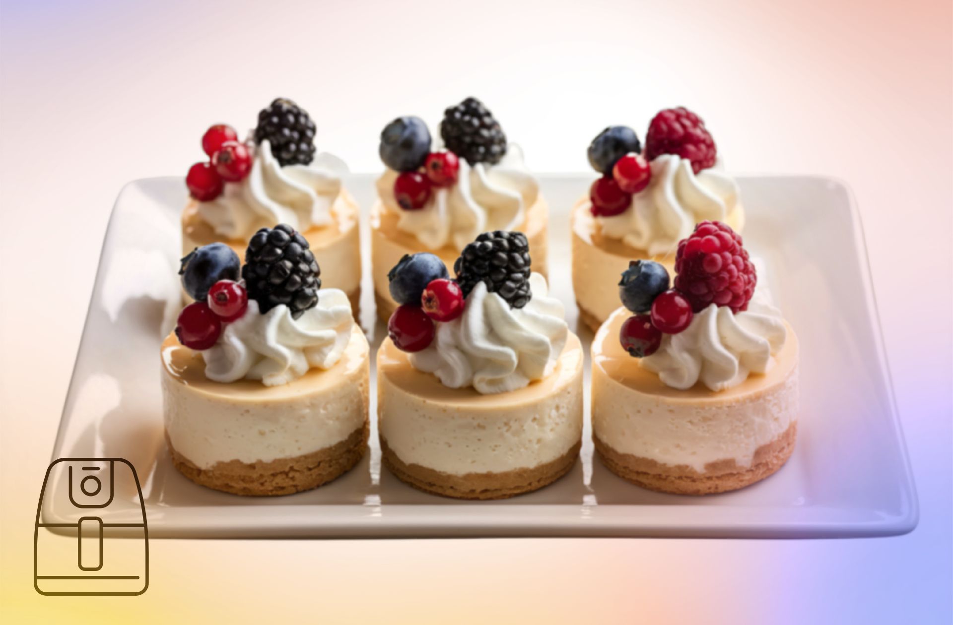 Cheesecake cups uit de Airfryer