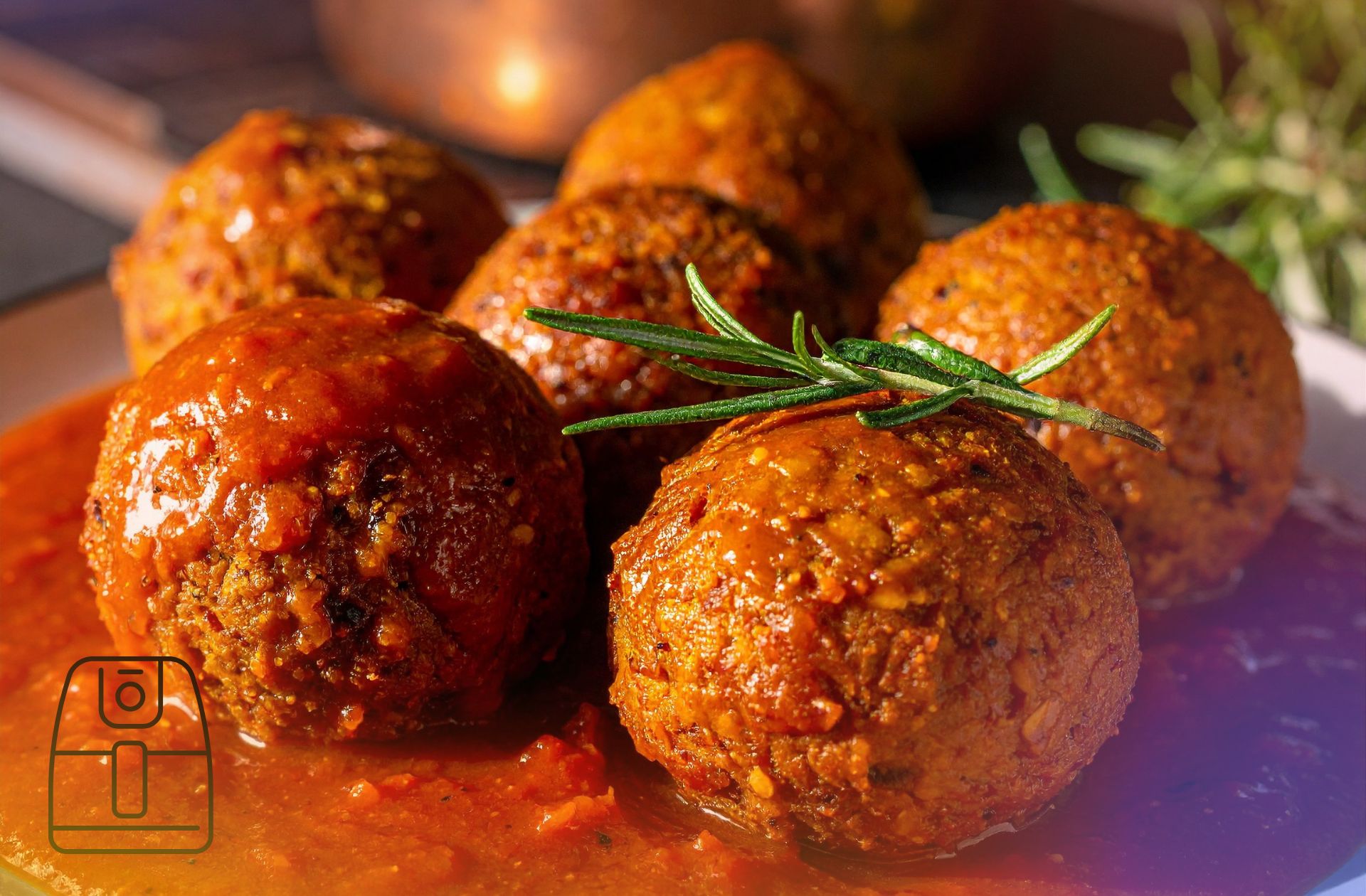 Gehaktballen klassiek uit de Airfryer