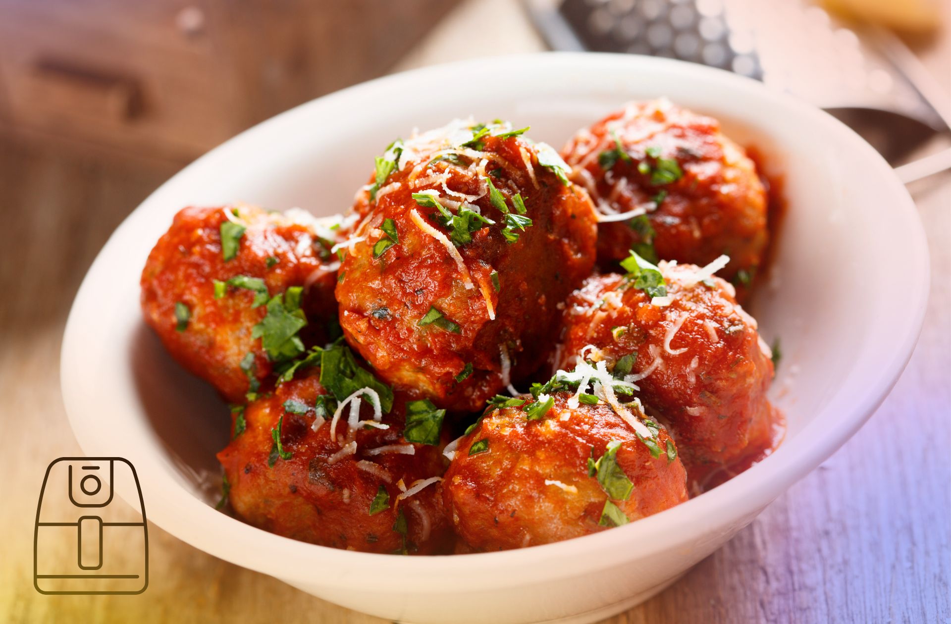 Gehaktballen uit de Airfryer