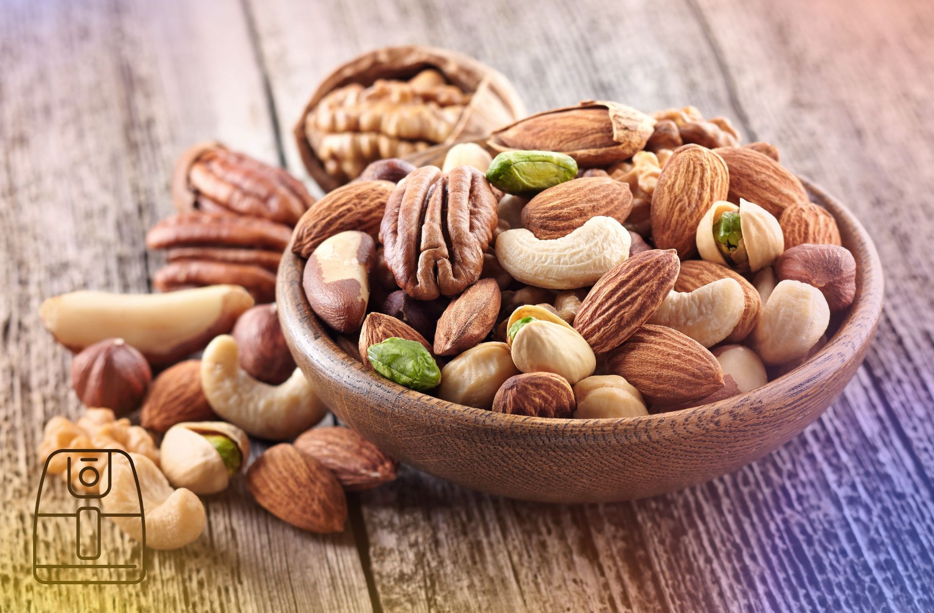 Gekruide notenmix uit de Airfryer