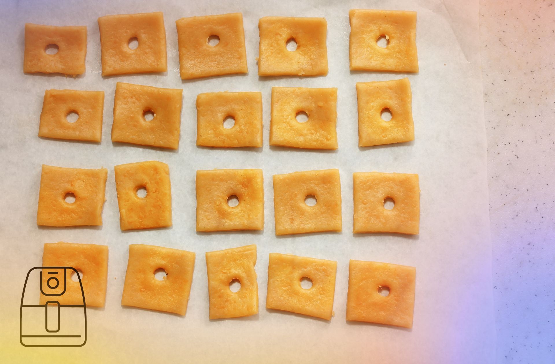 Kaascrackers uit de Airfryer