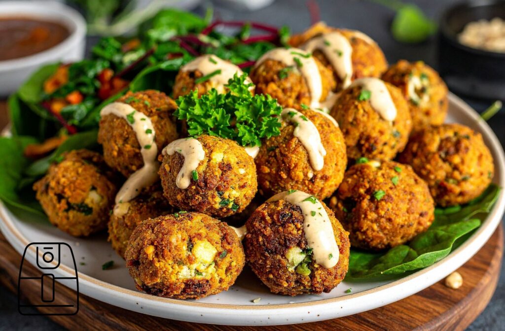 Linzenfalafel uit de Airfryer