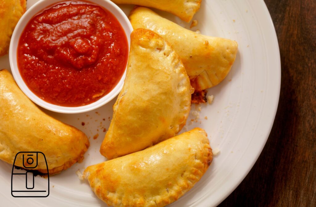 Mini calzones uit de Airfryer