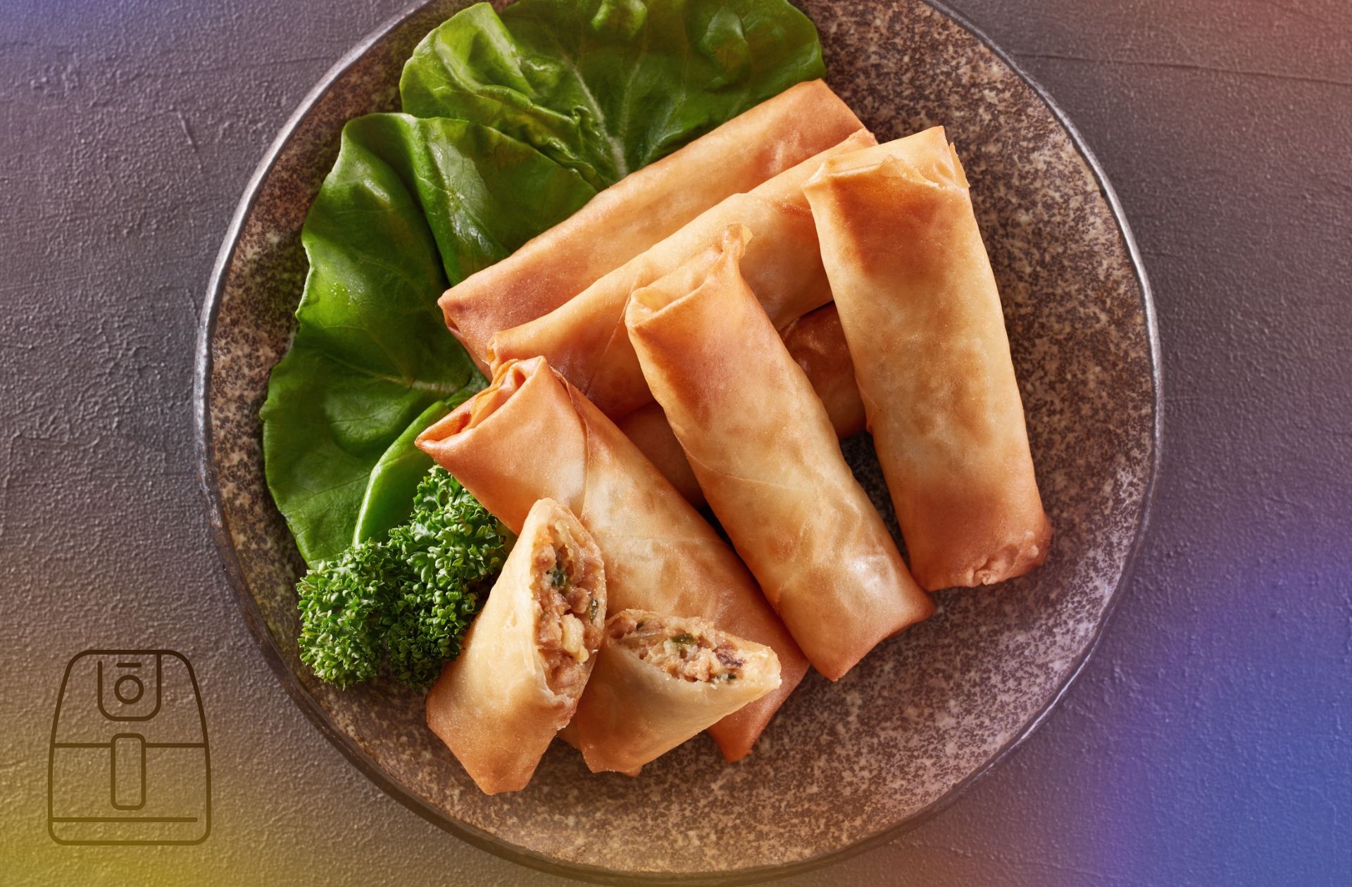 Mini loempia's uit de Airfryer