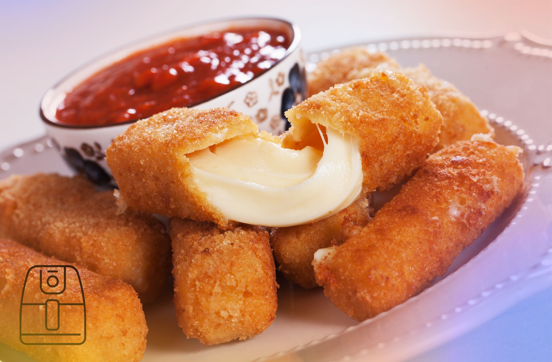Mozzarella sticks uit de Airfryer