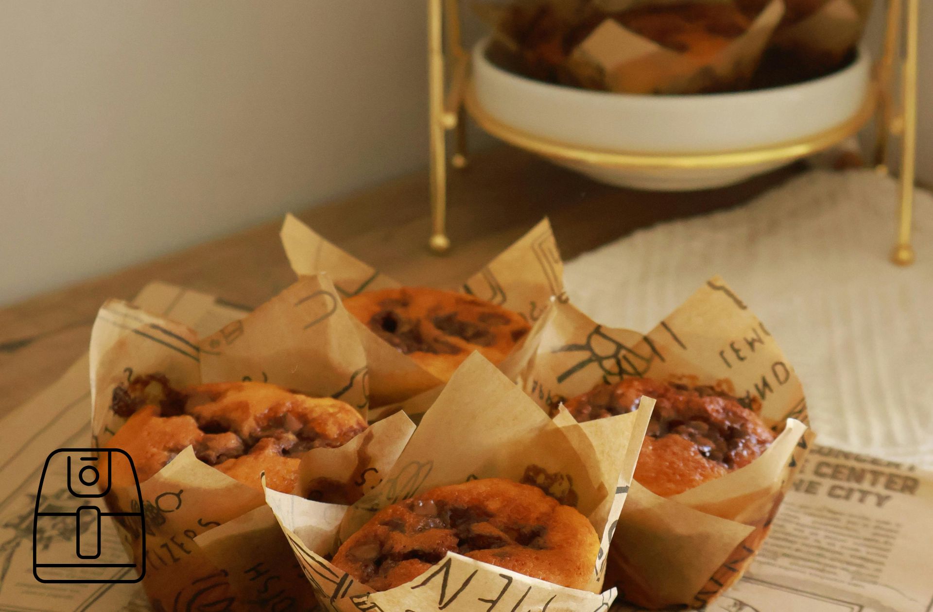 Muffins uit de Airfryer