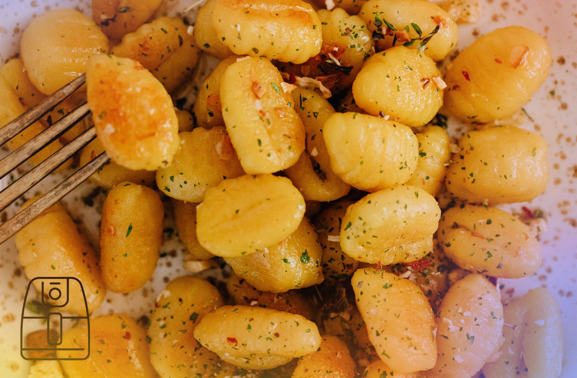 Ontbijt aardappeltjes uit de Airfryer