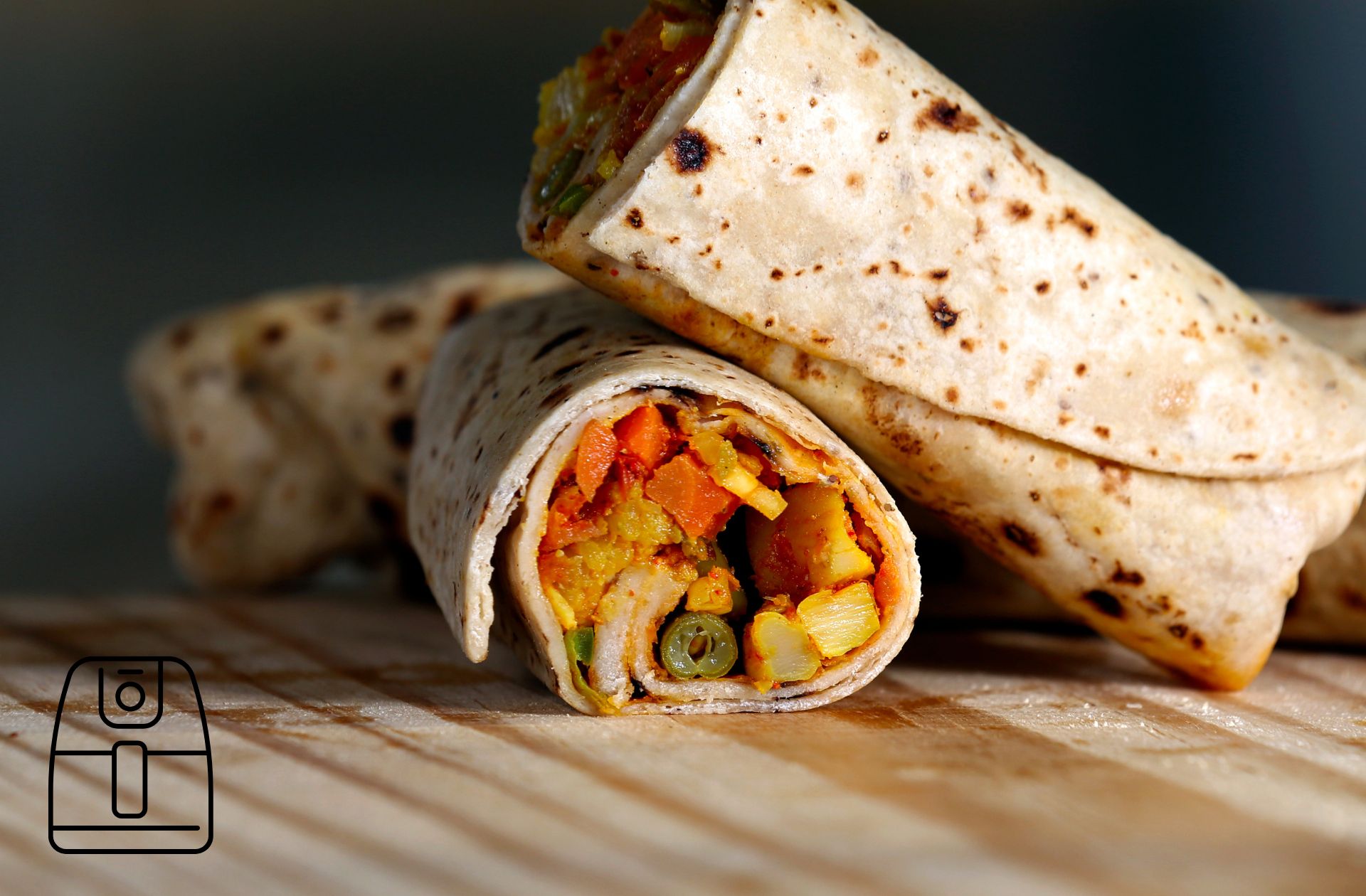 Ontbijt burrito uit de Airfryer
