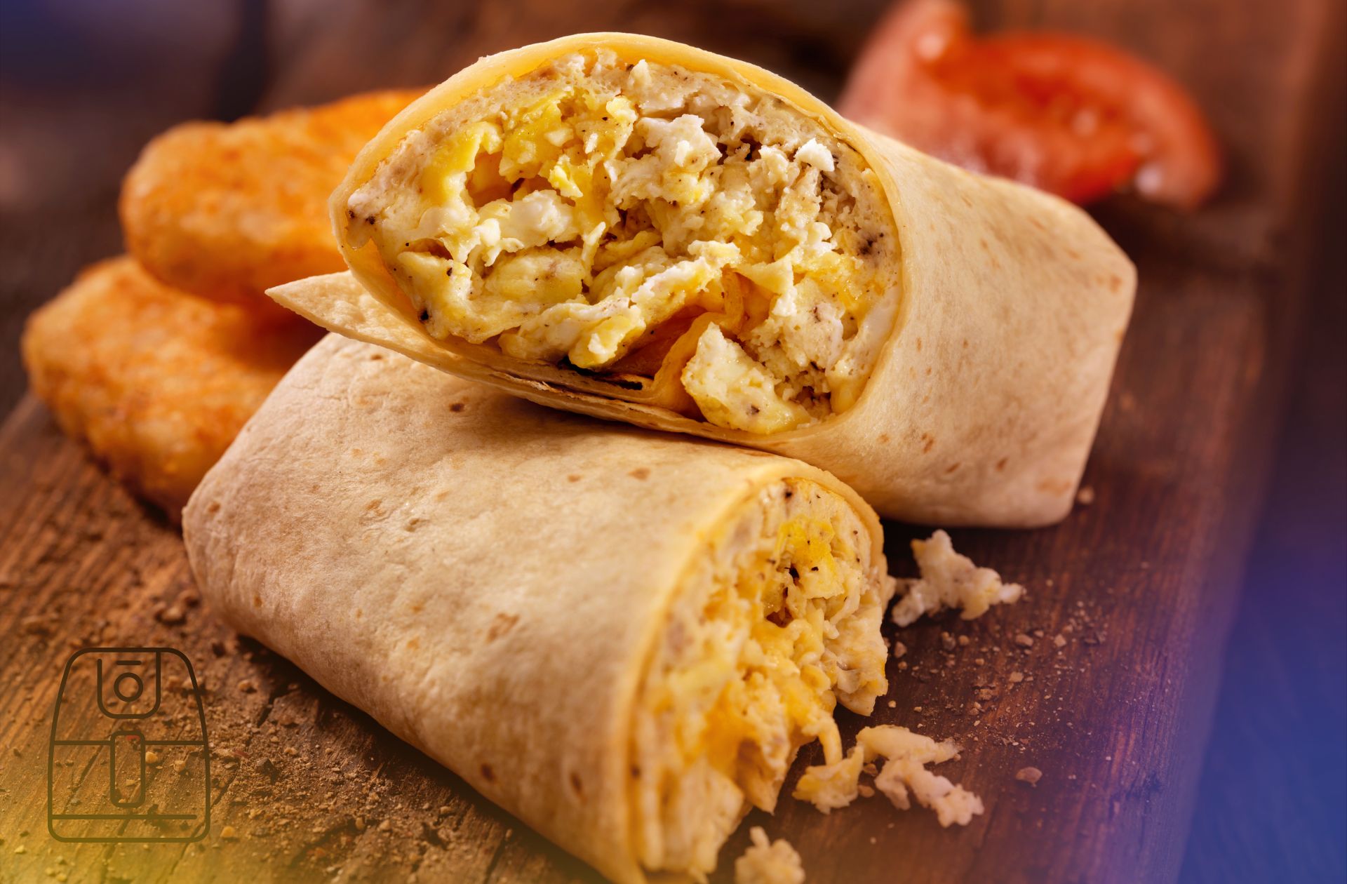 Ontbijt wraps uit de Airfryer