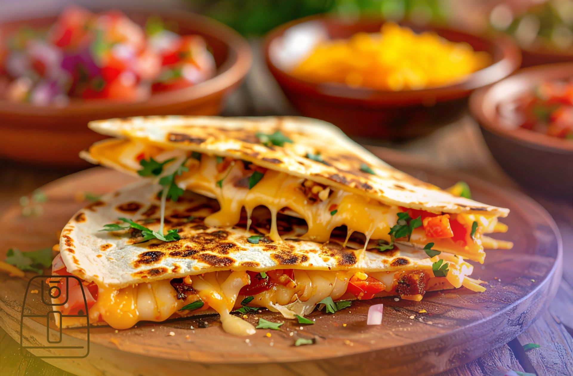 Quesadilla uit de Airfryer