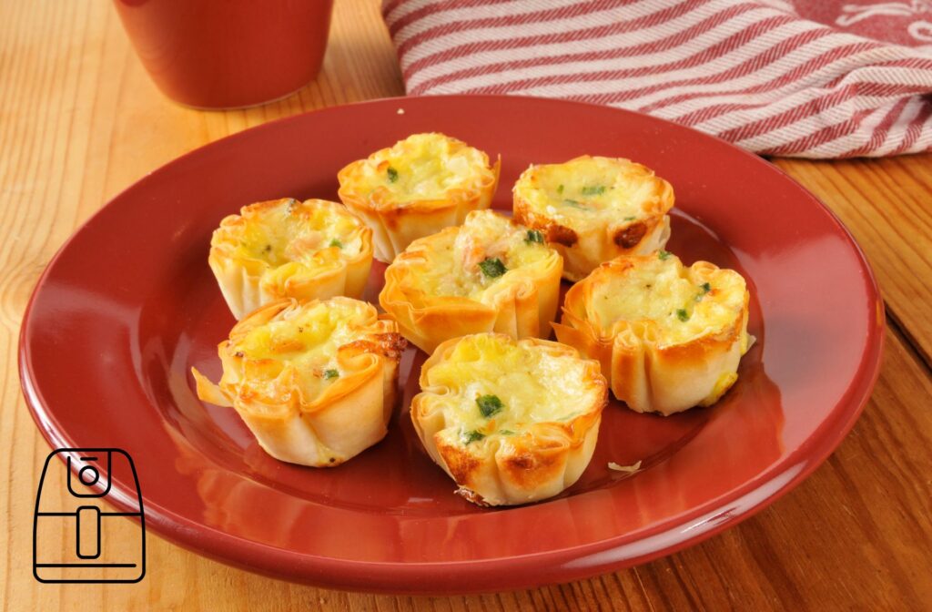 Quiche cups uit de Airfryer