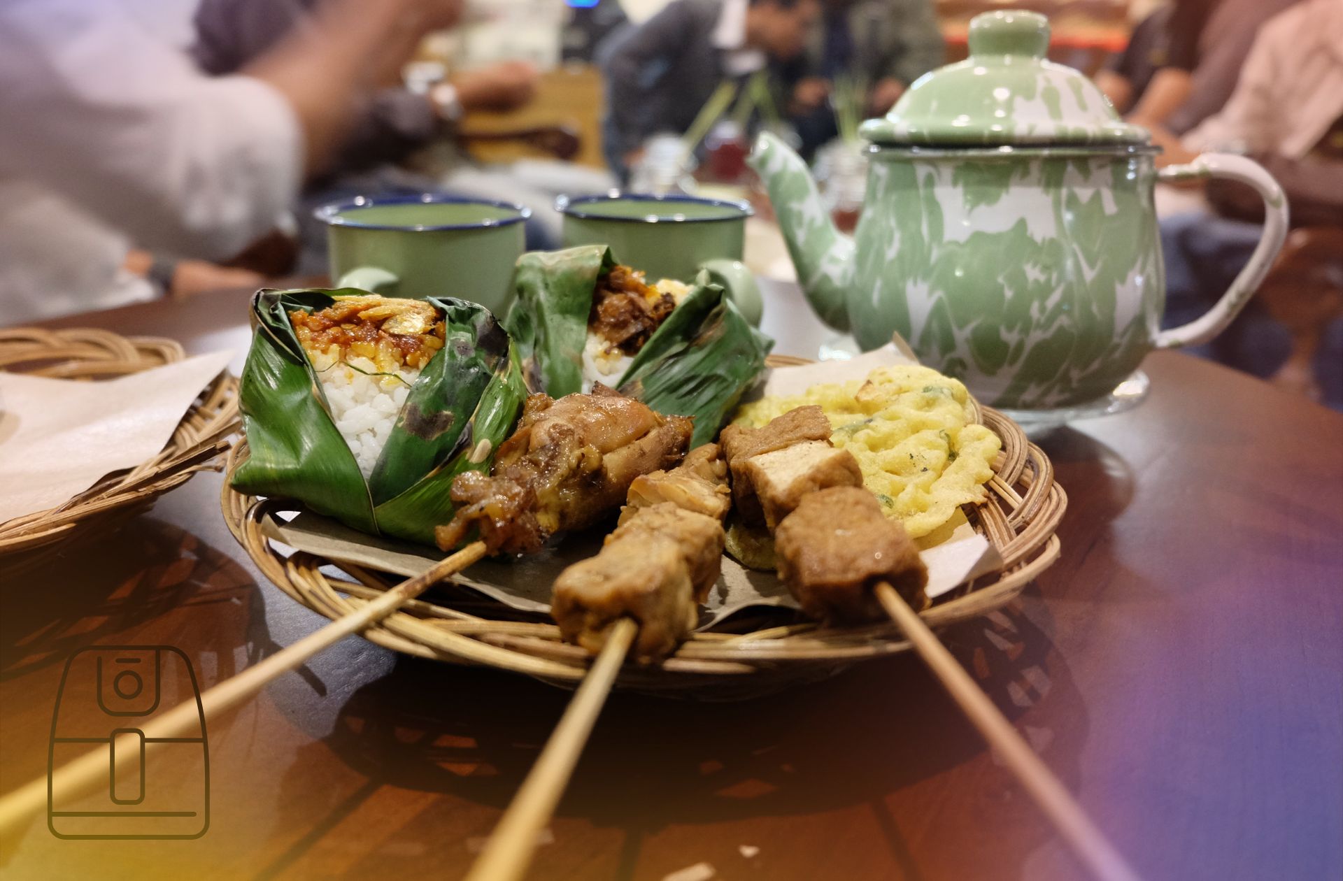 Tempeh saté uit de Airfryer