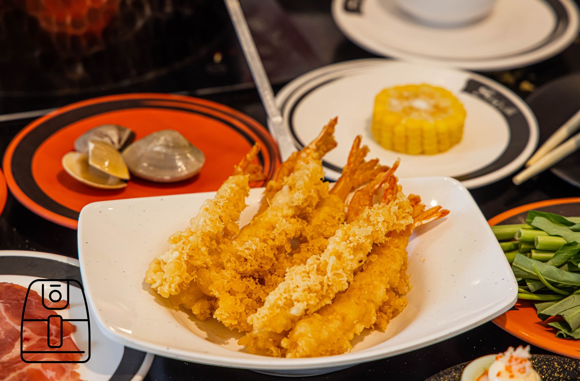 Tempura garnalen uit de Airfryer