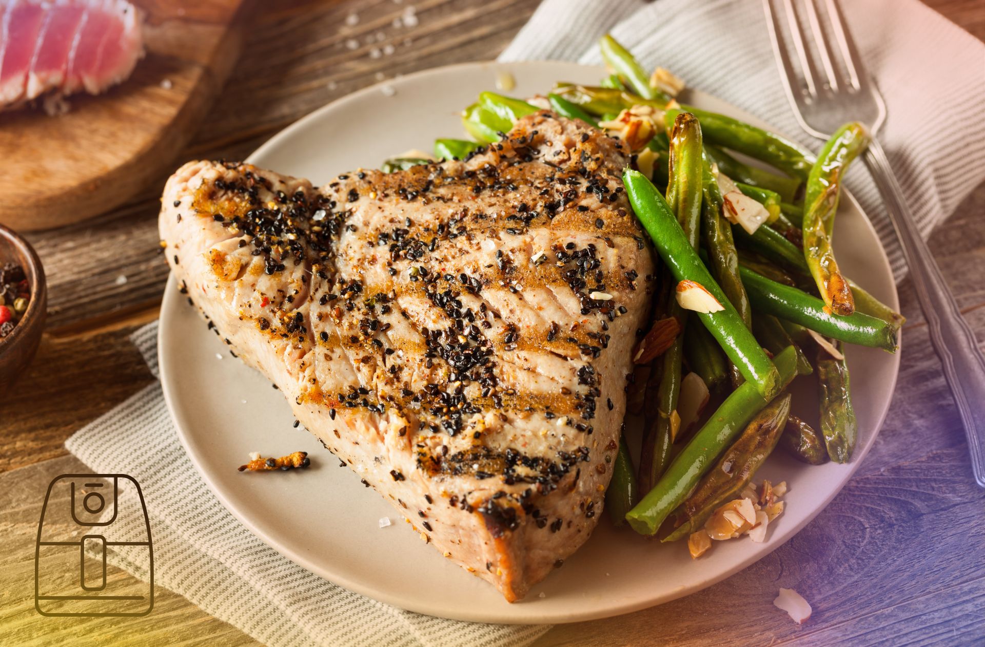 Tonijnsteak uit de Airfryer