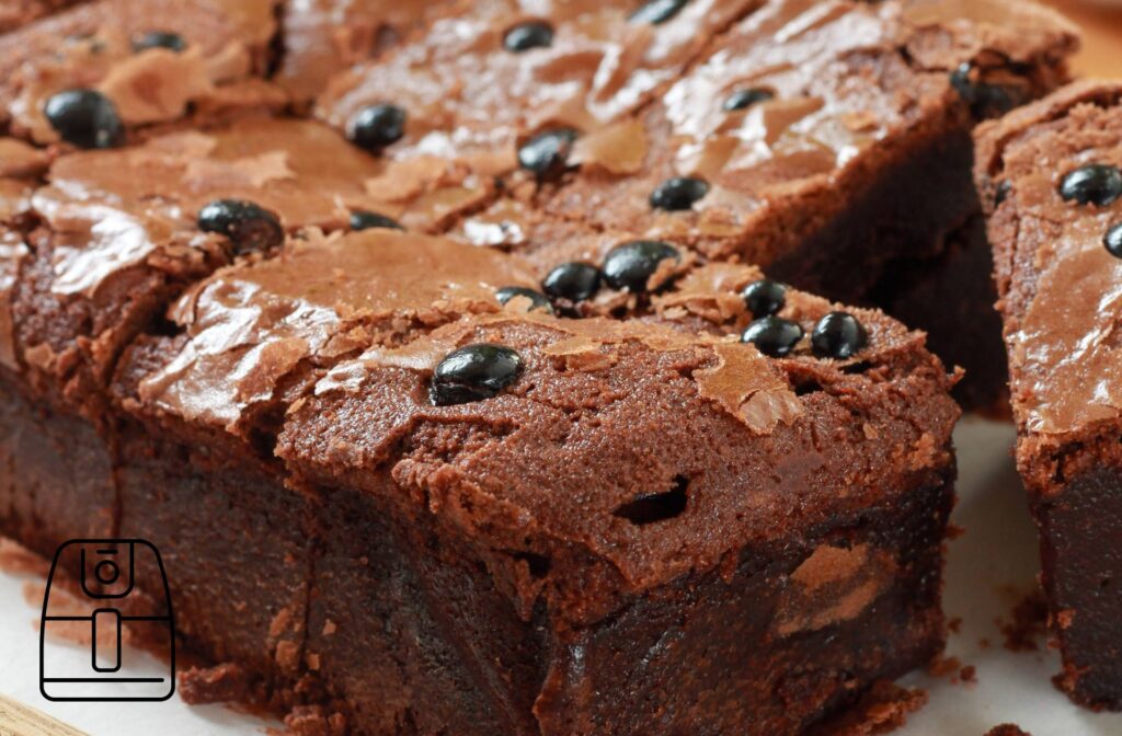 Vegan brownies uit de Airfryer
