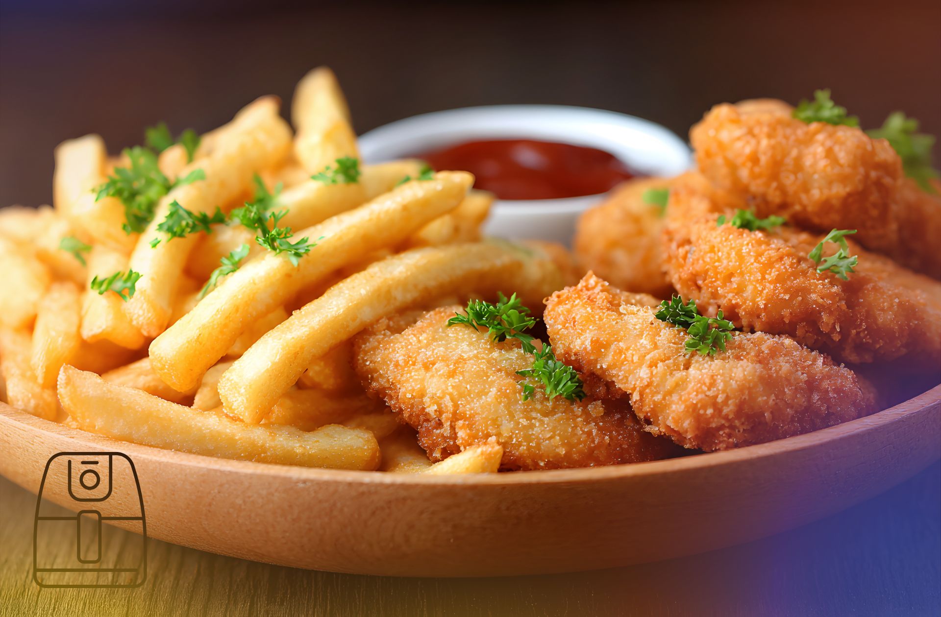 Vegan nuggets uit de Airfryer