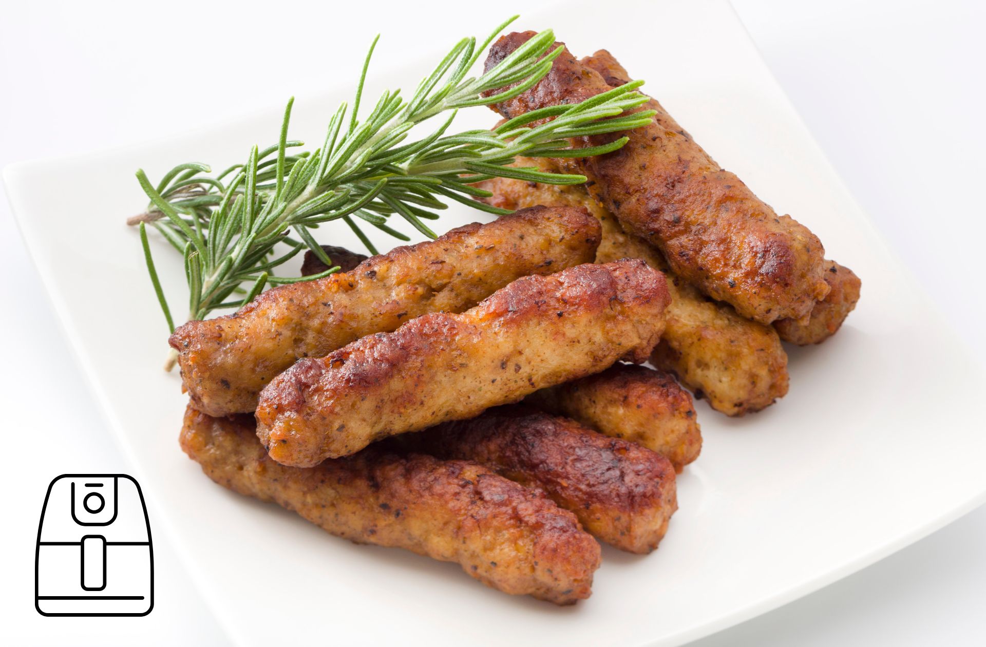 Worstjes krokant gebakken uit de Airfryer