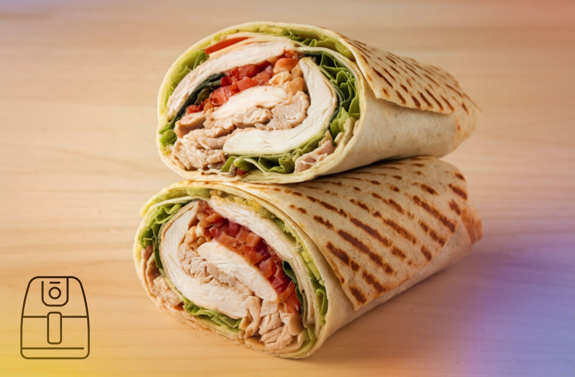Wraps met kip uit de Airfryer